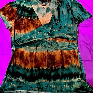 Wrap-Style Bodice Blouse